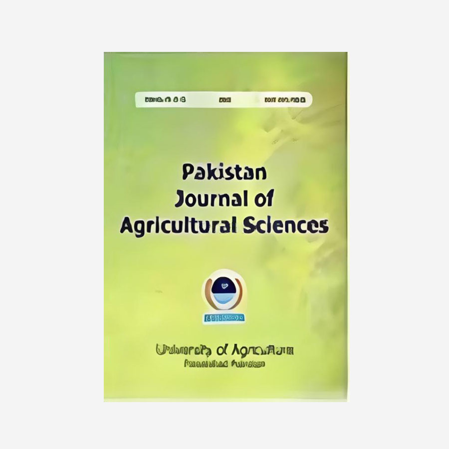 PAKISTAN JOURNAL OF AGRICULTURAL SCIENCES